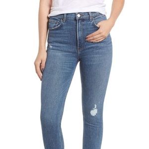 REFORMATION high rise skinny jeans